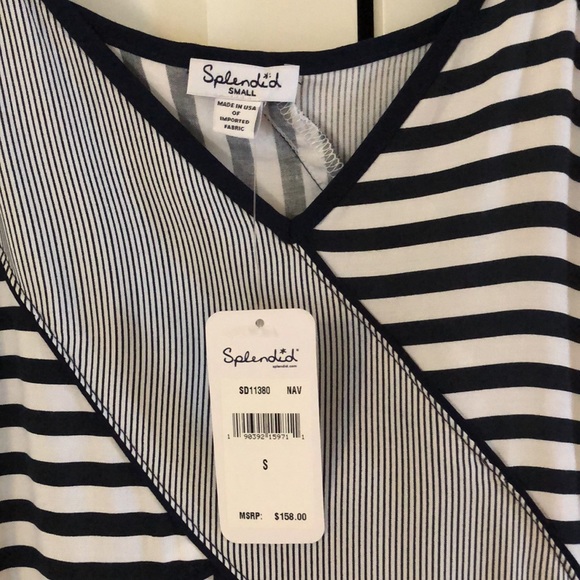 NWT Splendid V-Neck Spaghetti Strap Midi Dress S - Picture 3 of 8